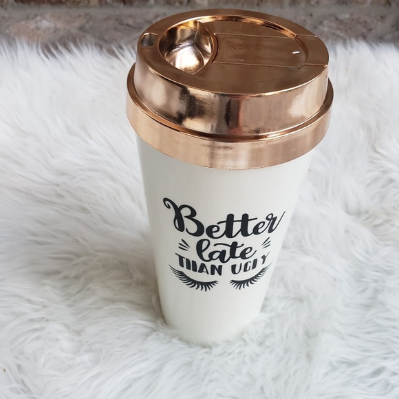 Better Late than Ugly Chic Travel Mug - Picture 3 of 4